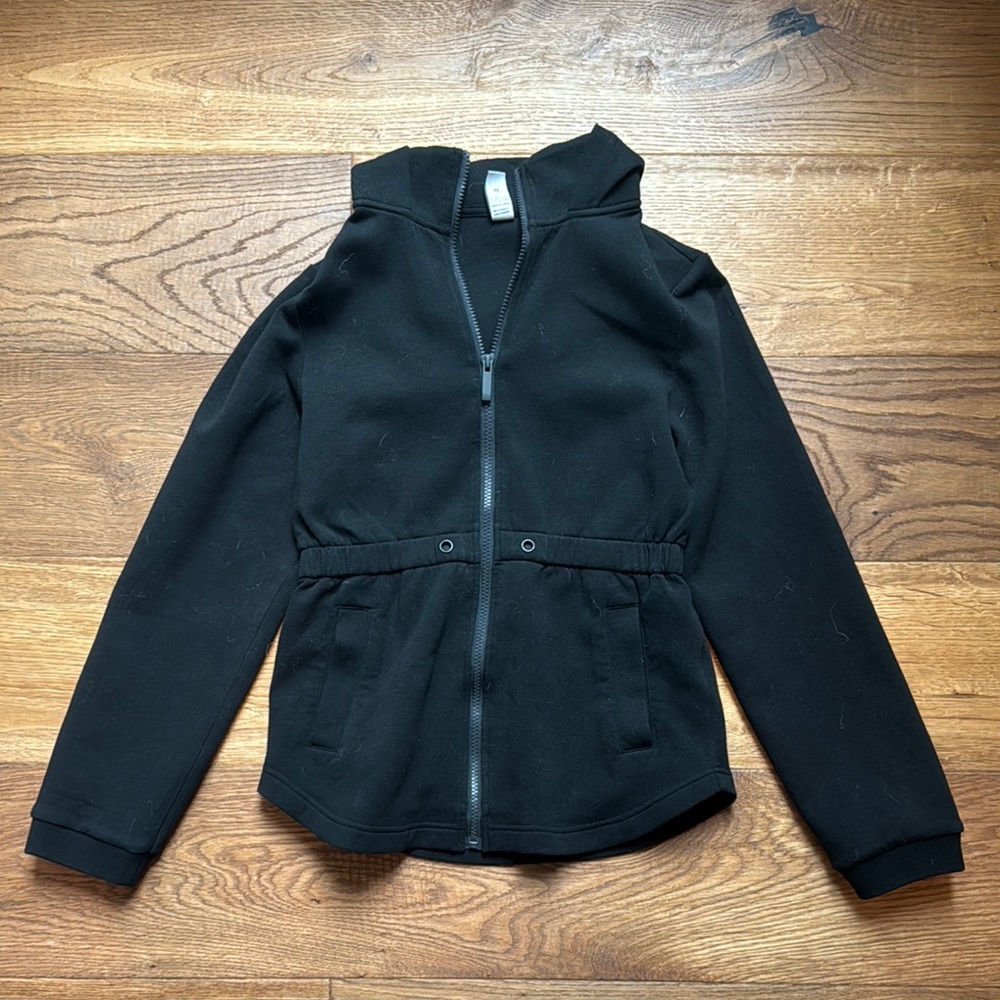 Varley hooded Black Zip-Up jacket